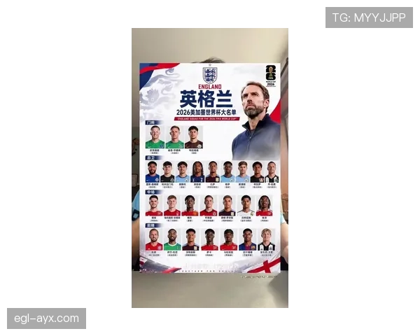 英格兰2026世界杯阵容预测：凯恩领衔三狮军团能否终结58年冠军荒